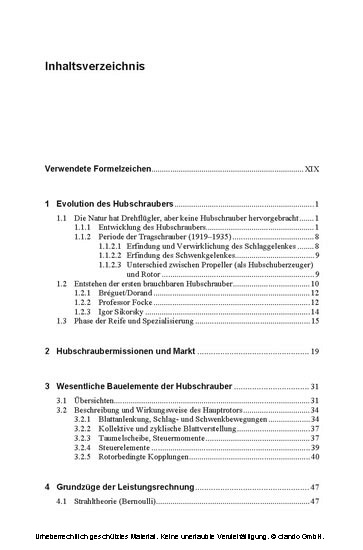 Flugmechanik der Hubschrauber