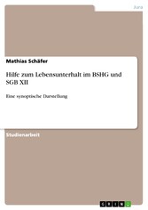 Hilfe zum Lebensunterhalt im BSHG und SGB XII