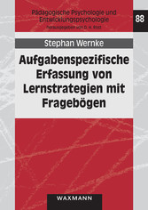 Aufgabenspezifische Erfassung von Lernstrategien mit Fragebögen