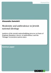 Modernity and ambivalence in Jewish national ideology