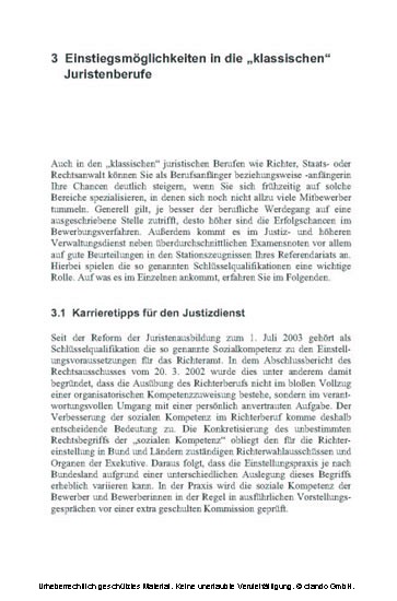 Karriereplanung für Juristen