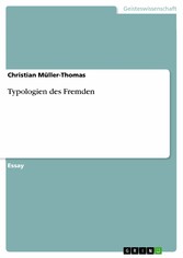 Typologien des Fremden