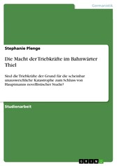 Die Macht der Triebkräfte im Bahnwärter Thiel