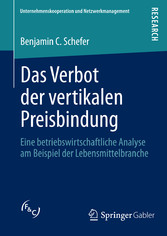 Das Verbot der vertikalen Preisbindung