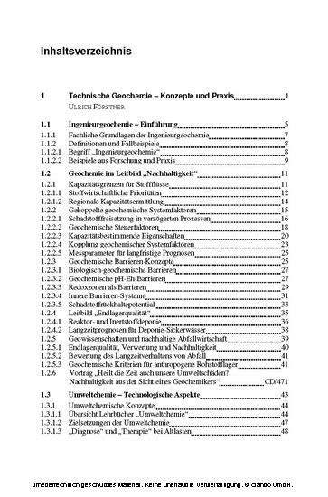 Ingenieurgeochemie