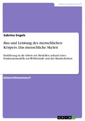 Bau und Leistung des menschlichen Körpers. Das menschliche Skelett