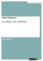 Literarkritik - Eine Einführung