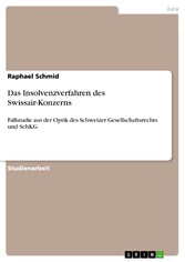 Das Insolvenzverfahren des Swissair-Konzerns