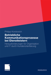 Betriebliche Kommunikationsprozesse bei Dienstleistern