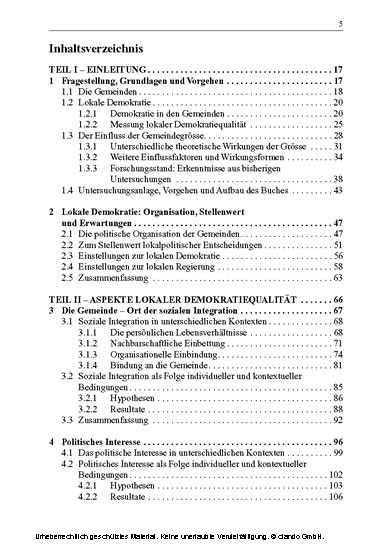 Demokratie in den Gemeinden