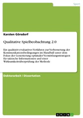 Qualitative Spielbeobachtung 2.0