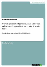 Warum glaubt Wittgenstein, dass alles, was sich sinnvoll sagen lässt, auch möglich sein muss?