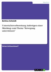 Unterrichtsvorbereitung: Anfertigen einer Mindmap zum Thema 'Bewegung unterstützen'