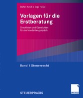 Vorlagen für die Erstberatung - Steuerrecht