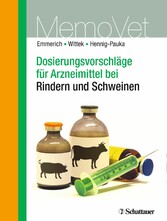 Dosierungsvorschläge für Arzneimittel bei Rindern und Schweinen