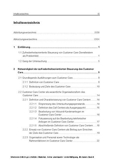 Zufriedenheitsorientierte Steuerung des Customer Care