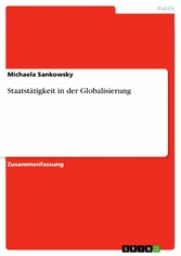 Staatstätigkeit in der Globalisierung