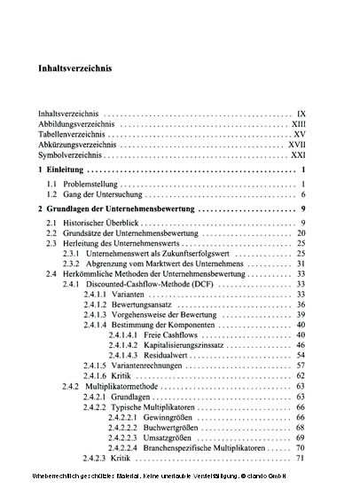 Stochastische Unternehmensbewertung