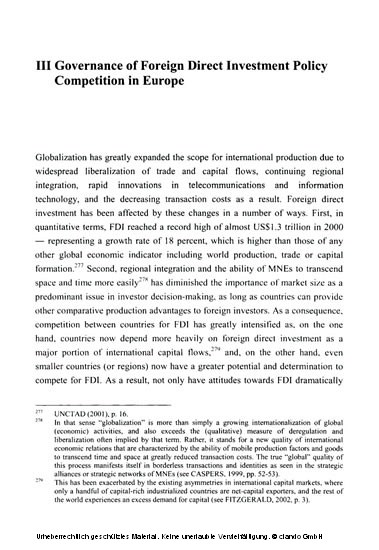 Locational Tournaments in the Context of the EU Competitive Environment