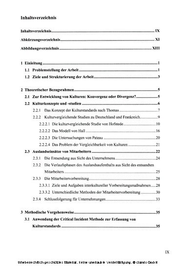 Kulturstandards im deutsch-französischen Management