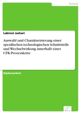 Auswahl und Charakterisierung einer spezifischen technologischen Schnittstelle und Wechselwirkung innerhalb einer CFK-Prozesskette