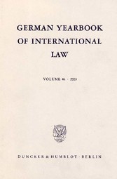 German Yearbook of International Law / Jahrbuch für Internationales Recht.