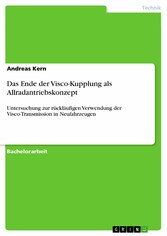 Das Ende der Visco-Kupplung als Allradantriebskonzept