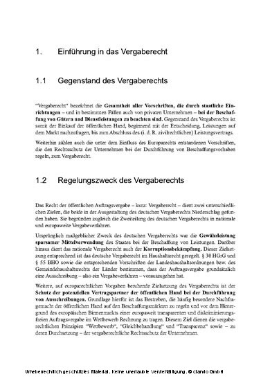 Vergaberecht in der Unternehmenspraxis