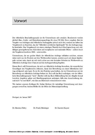 Vergaberecht in der Unternehmenspraxis