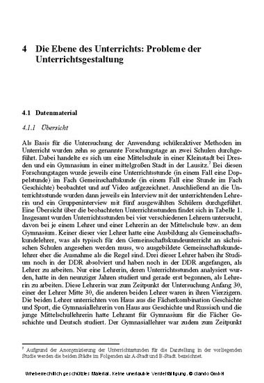 Politische Bildung in Ostdeutschland