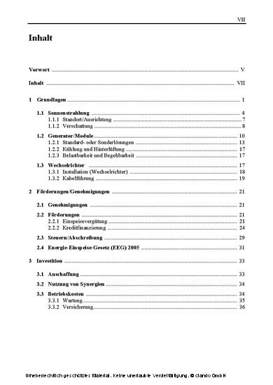 Planung von Photovoltaik-Anlagen