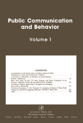 Public Communication and Behavior