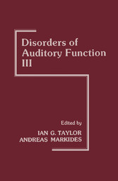 Disorders of Auditory Function