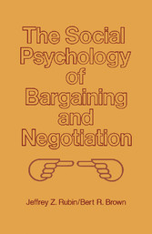 The Social Psychology of Bargaining and Negotiation