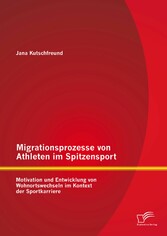 Migrationsprozesse von Athleten im Spitzensport: Motivation und Entwicklung von Wohnortswechseln im Kontext der Sportkarriere