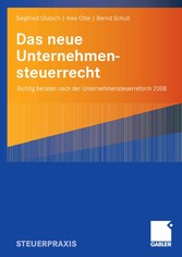 Das neue Unternehmensteuerrecht