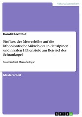 Einfluss der Meereshöhe auf die lithobiontische Mikrobiota in der alpinen und nivalen Höhenstufe am Beispiel des Schrankogel