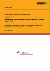 Quantitative and Qualitative Analysis of EasyJet's Annual Report 2013