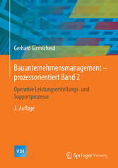 Bauunternehmensmanagement-prozessorientiert Band 2