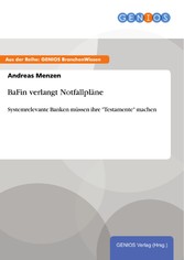 BaFin verlangt Notfallpläne