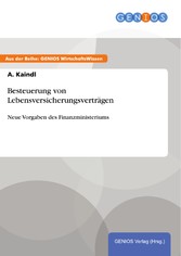 Besteuerung von Lebensversicherungsverträgen