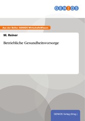 Betriebliche Gesundheitsvorsorge