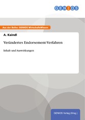 Verändertes Endorsement-Verfahren