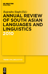 Annual Review of South Asian Languages and Linguistics