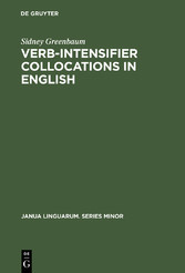 Verb-Intensifier Collocations in English