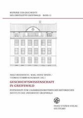 Geschichtswissenschaft in Greifswald