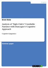 Analysis of 'Fight Club's' Unreliable Narrator with Dancygier's Cognitive Approach