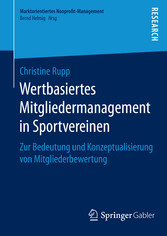 Wertbasiertes Mitgliedermanagement in Sportvereinen