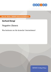 Negative Zinsen