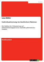 Individualisierung im ländlichen Pakistan